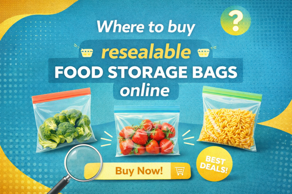 Where to buy resealable food storage bags online 1 Where to buy resealable food storage bags online